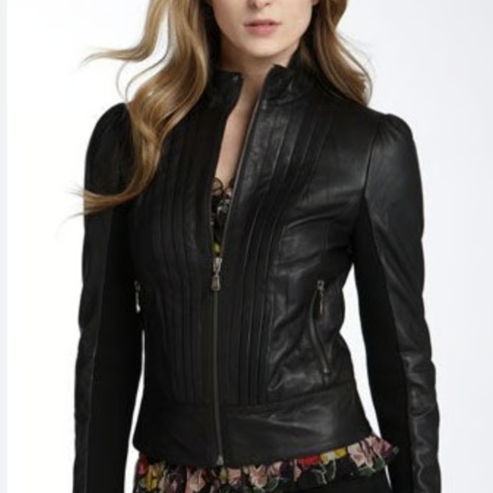 Black Leather Jacket - Picture 2 of 6